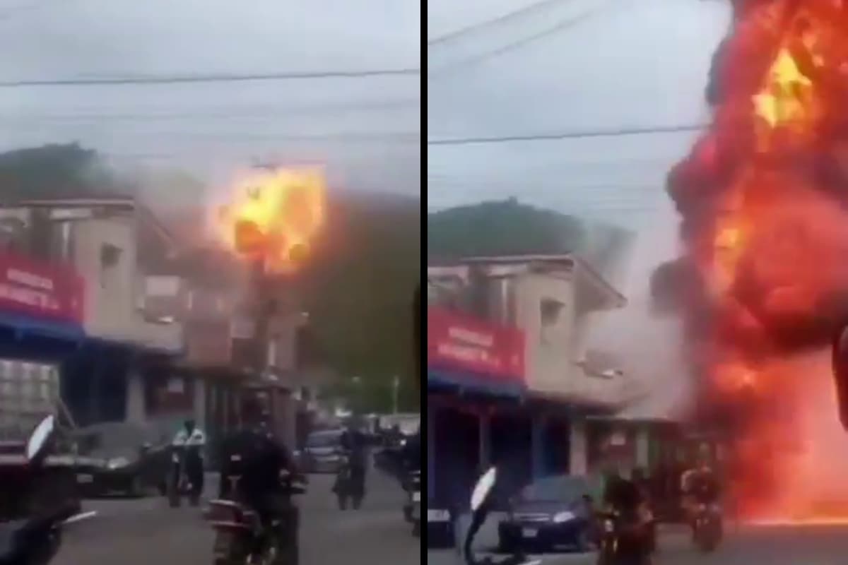 VIDEO: Un herido por quemaduras dejó explosión de un transformador en Puerto Cabello