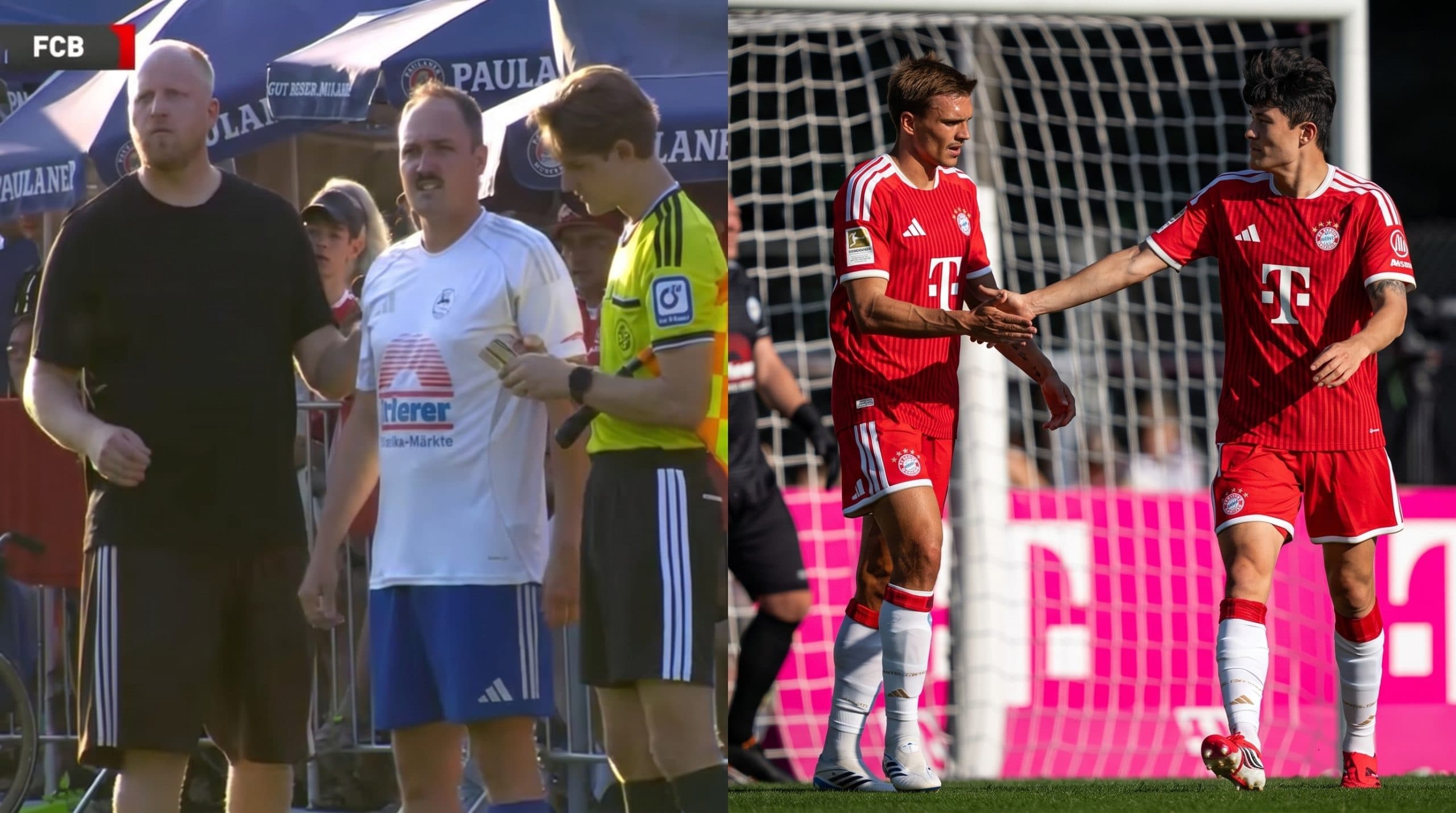 Bayern Múnich aplastó a un equipo amateur, pero un policía terminó siendo el protagonista (VIDEO)